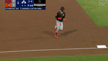 Marcelo Mayer's solo home run in Triple-A rehab start
