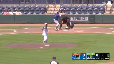 Logan Davidson homers (5) on a fly ball to right center field.
