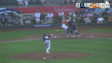 Jean Walters homers (4) on a fly ball to left field.