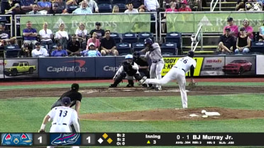 BJ Murray Jr demolishes a three-run homer to right