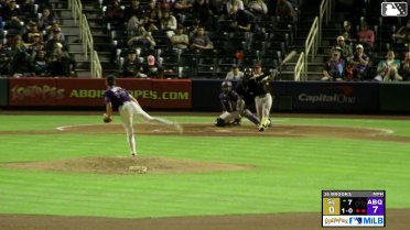 Logan Porter homers (5) on a fly ball to left field.