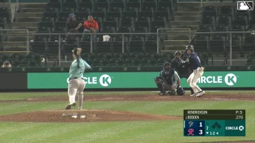 Brock Rodden homers (6) on a fly ball to left field.