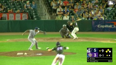 Cade Doughty singles on a ground ball to shortstop Owen Cobb. Carter Cunningham scores. Throwing error by shortstop Owen Cobb.