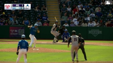 Carlos Duran In play, run(s) to Sterlin Thompson