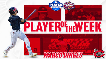 Dinges Named Carolina League Player of the Week