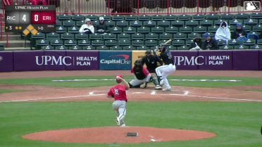 John Peck singles on a ground ball to left fielder Turner Hill. Justice Bigbie scores. Bennett Lee to 3rd. Peyton Graham to 2nd.