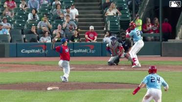 Vince Velasquez In play, no out to Rece Hinds