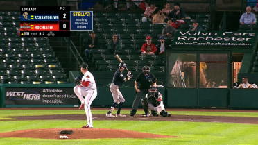 Richard Lovelady records a strikeout in rehab outing