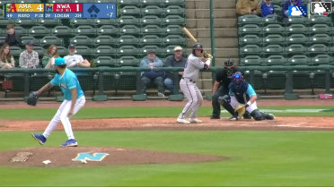 Gavin Logan homers (3) on a fly ball to right center field.