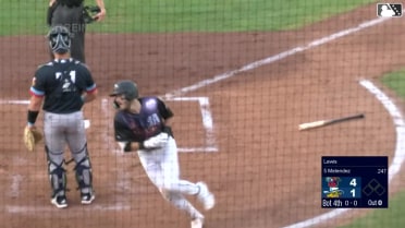 Caleb Roberts' solo home run