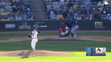 Matthew Lugo singles on a fly ball to center fielder Alan Roden. Peyton Wilson scores.
