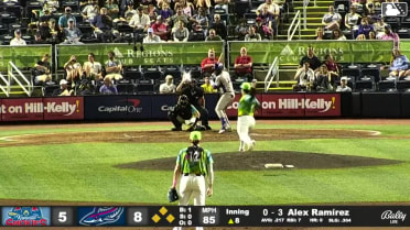 Justin King In play, run(s) to Alex Ramírez