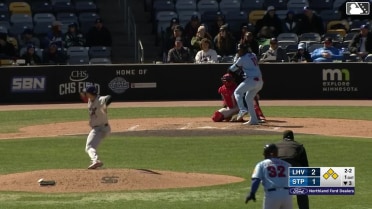 Orlando Arcia doubles (5) on a sharp line drive to left fielder Garrett Stubbs. Walker Jenkins scores. Gabriel Gonzalez scores. Emmanuel Rodriguez scores.