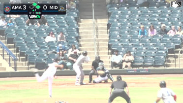 Manuel Pena singles on a ground ball to left fielder Cameron Leary. Gavin Logan scores. Junior Franco scores.