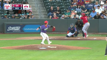 Dakota Harris singles on a ground ball to left fielder Jose Salas. Miguel Ugueto scores. Ryan Campos to 2nd.