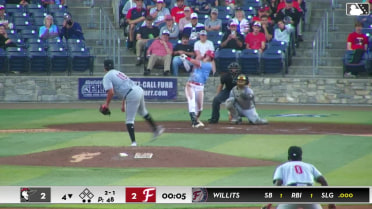 Eli Willits' first professional hit