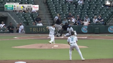 David Sandlin In play, run(s) to Heston Kjerstad