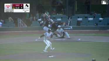 George Klassen In play, run(s) to Thomas Gavello