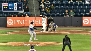 Jasson Domínguez singles on a line drive to right fielder Jacob Melton. Paul DeJong scores. Jonathan Ornelas to 2nd.