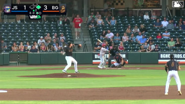 Trent Farquhar out on a sacrifice fly to center fielder Theo Gillen. Joel Dragoo scores.