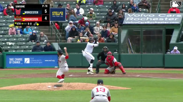 Abimelec Ortiz homers (3) on a fly ball to right field. Yohandy Morales scores.