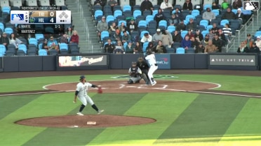 Modeifi Marte homers (6) on a line drive to right center field.