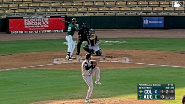 Jose Gutierrez In play, run(s) to Juan Mateo
