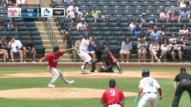 Kole Myers singles on a ground ball to center fielder Garrett Spain. Elijah Hainline scores. Kyle Nevin to 2nd.