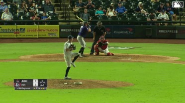 Adrian Sampson's eighth strikeout