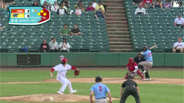 Luis Vázquez doubles (3) on a sharp line drive to center fielder Devin Saltiban. Vance Honeycutt scores. Colin Tuft scores. Yasmil Bucce to 3rd.