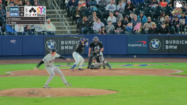 Ji Hwan Bae homers (2) on a fly ball to right center field.