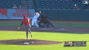 Jadiel Sanchez swats a solo home run