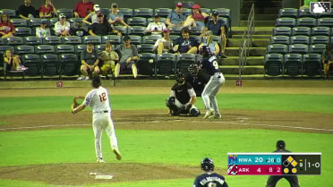 Daniel Vazquez doubles (22) on a sharp line drive to left fielder Connor Charping. Sam Kulasingam scores. Spencer Nivens to 3rd.