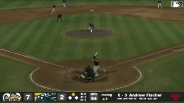 Eric Bitonti singles on a line drive to right fielder Ethan O'Donnell. Josh Adamczewski scores. Andrew Fischer to 3rd.