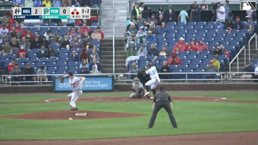 Tyler McDonough singles on a line drive to left fielder Johnathon Thomas. Ahbram Liendo scores. Matt Fraizer to 2nd.