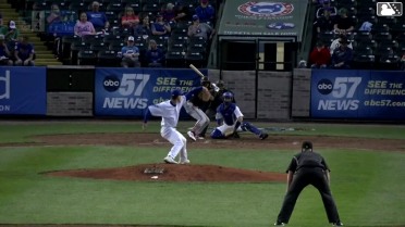 Starlyn Caba out on a sacrifice fly to center fielder Kane Kepley. Colby Shade scores. Jesus Hernandez to 3rd.