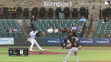 Jason Alexander In play, run(s) to Christian Moore