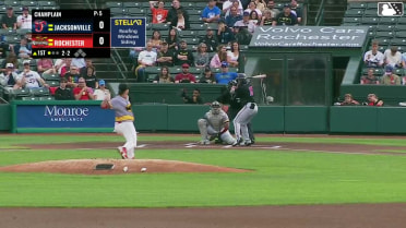 Connor Norby homers (2) on a fly ball to center field.