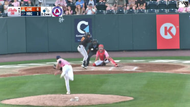Thomas Sosa homers (14) on a fly ball to left field. Aron Estrada scores.