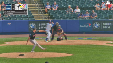 Jorge Polanco homers (2) on a fly ball to right field. Nick Morabito scores.