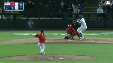 Marco Luciano homers (6) on a fly ball to center field.