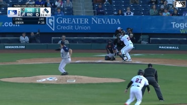 Matt O'Neill grounds into a double play, pitcher Colton Gordon to second baseman Cavan Biggio to first baseman Collin Price. Danny Serretti out at 2nd. Matt O'Neill out at 1st.