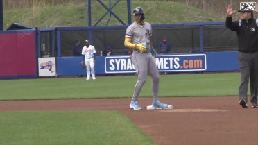 Jose Siri swats an RBI double to right-center field