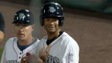 Justin Crawford collects three hits