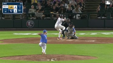 Roderick Arias homers (2) on a fly ball to right field.