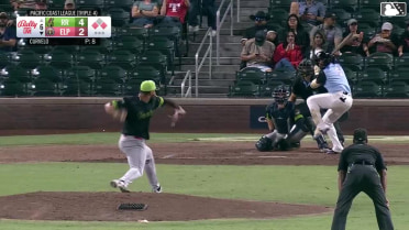 Marcos Castañon singles on a line drive to right fielder Dairon Blanco. Mason McCoy scores. Clay Dungan to 2nd.