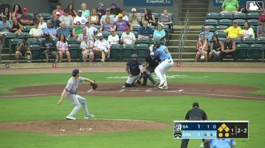 Jared Sundstrom hit by pitch. Charlie Pagliarini scores. Lazaro Montes to 3rd. Caleb Cali to 2nd.
