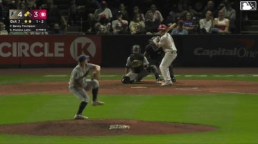 Maddox Latta homers (5) on a fly ball to left field. Ryan Sprock scores. Austin Smith scores.
