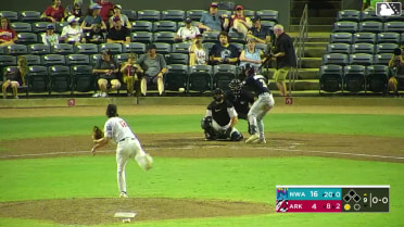 Justin Johnson homers (13) on a fly ball to left center field.