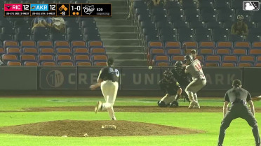 Jancel Villarroel singles on a sharp line drive to center fielder Jace LaViolette. Maui Ahuna scores. Lisbel Diaz to 3rd.